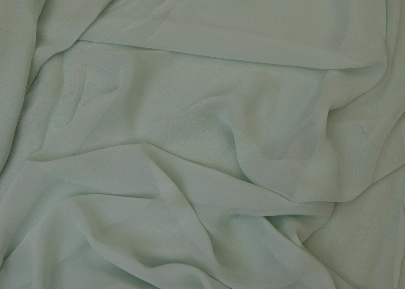 Grey plain georgette fabric