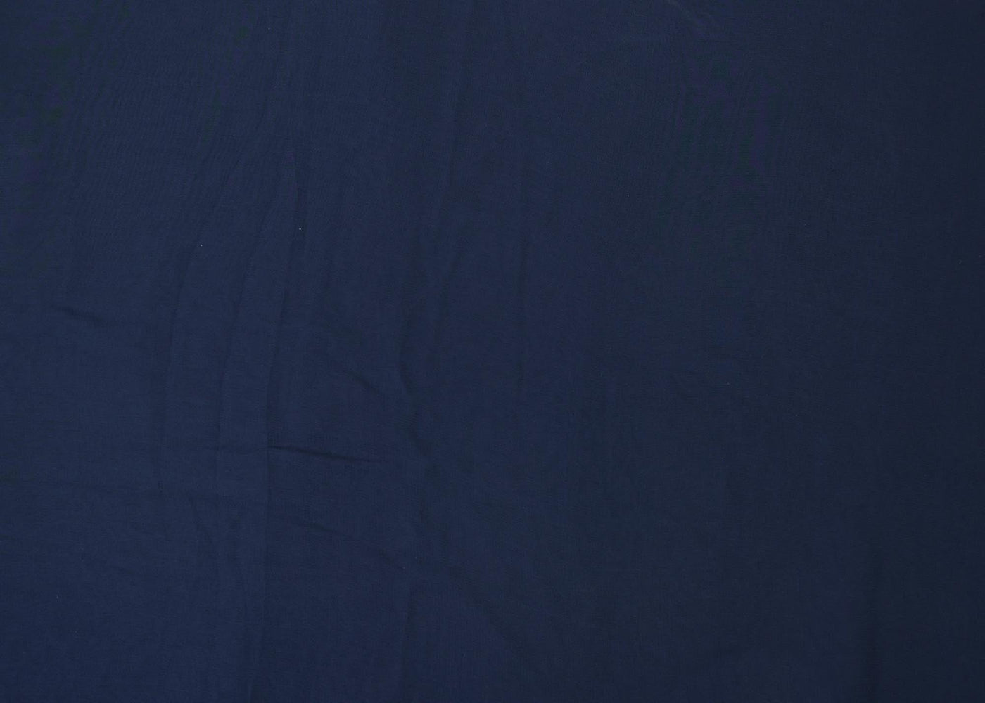 Navy blue plain georgette fabric