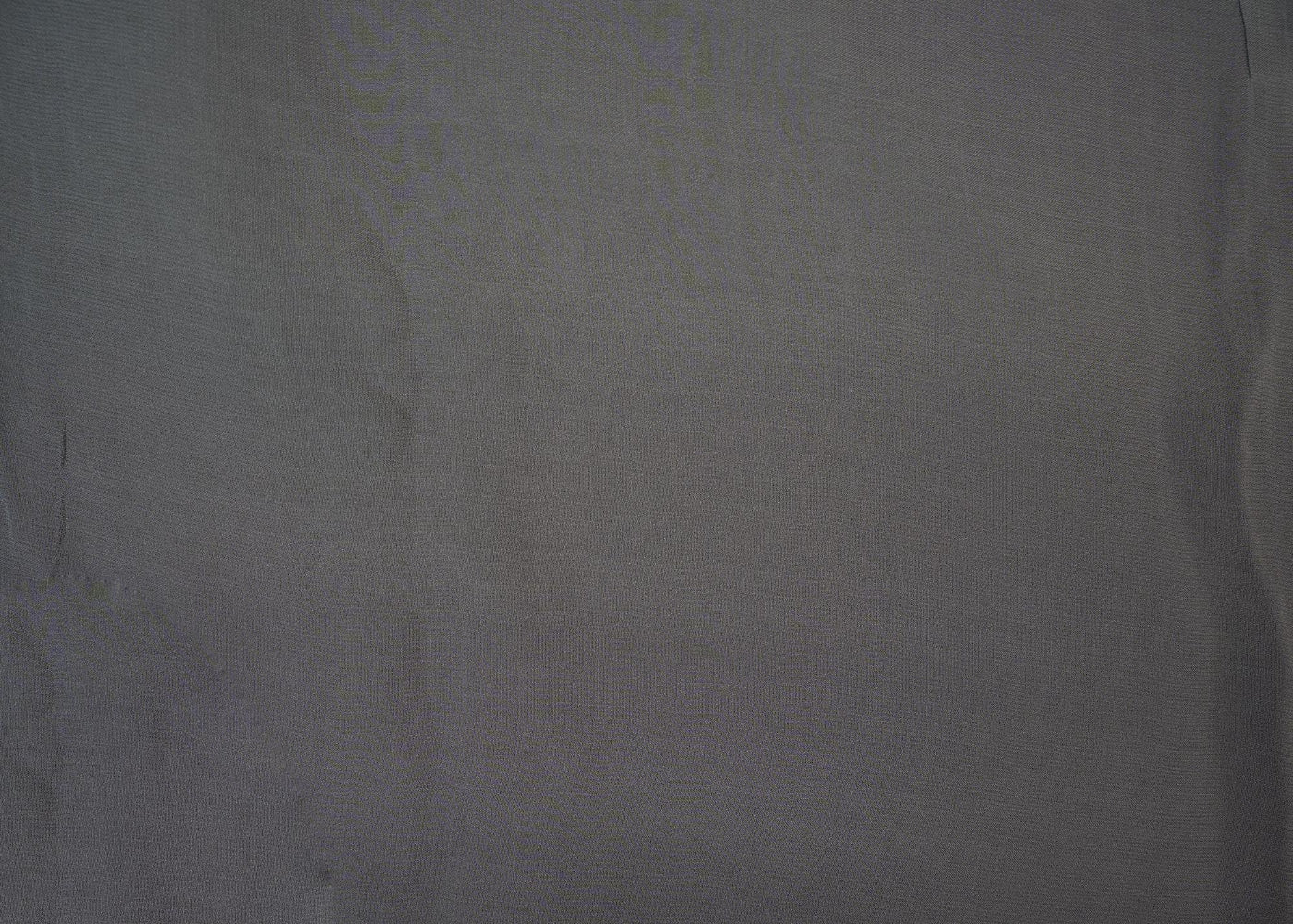Grey plain georgette fabric