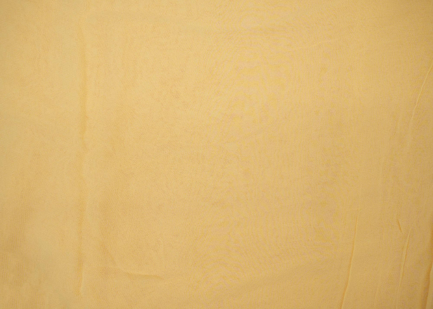 Yellow plain georgette fabric