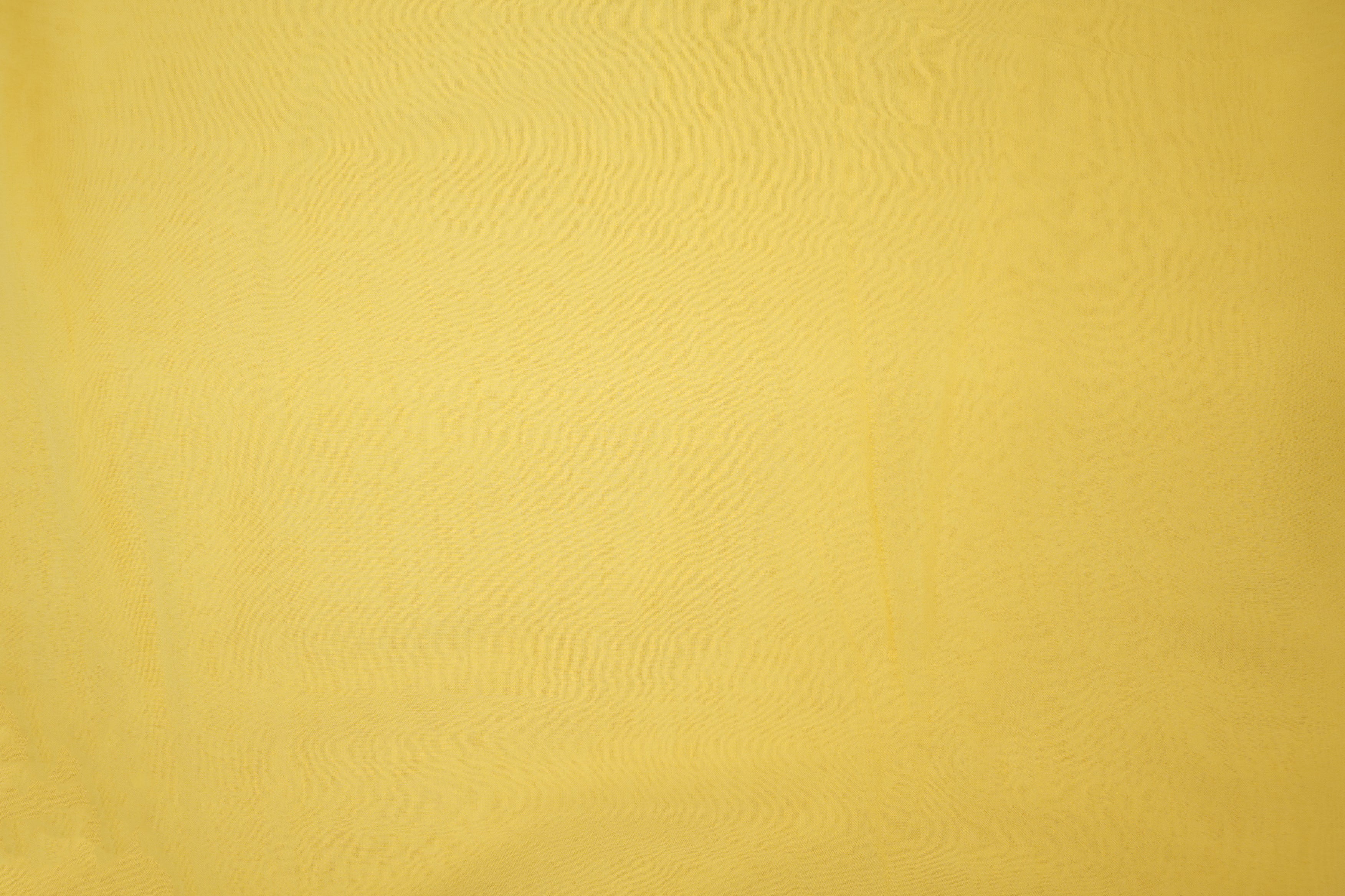 Bright yellow plain georgette fabric