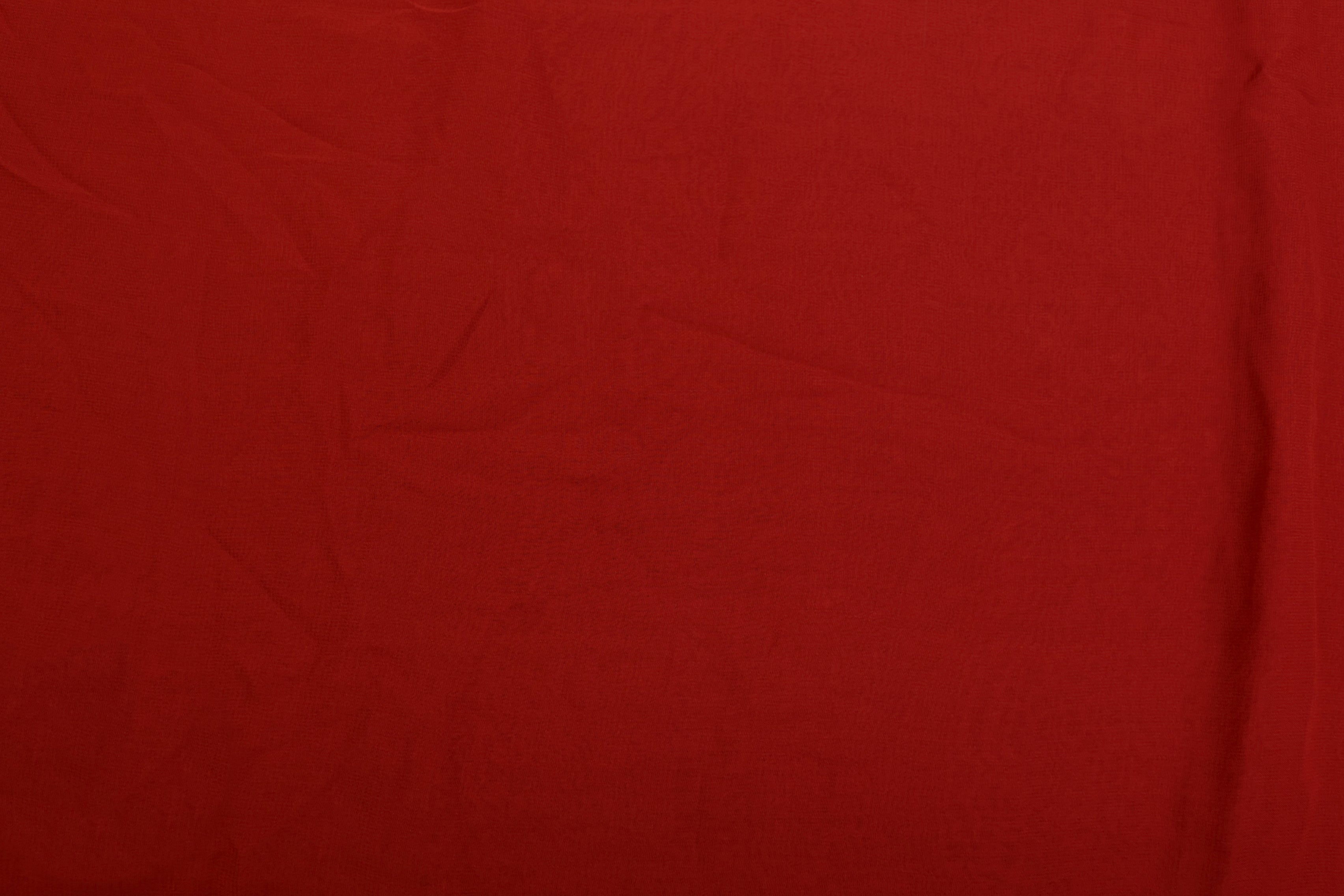 Red plain georgette fabric