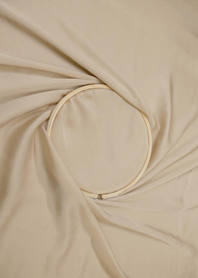 Sand Coloured Georgette Satin 9294(23)