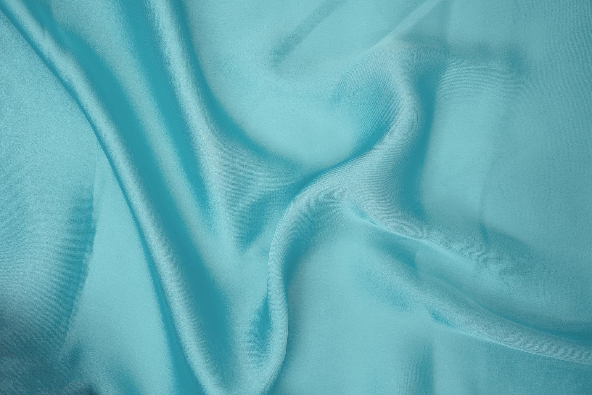 Light sea green coloured georgette satin