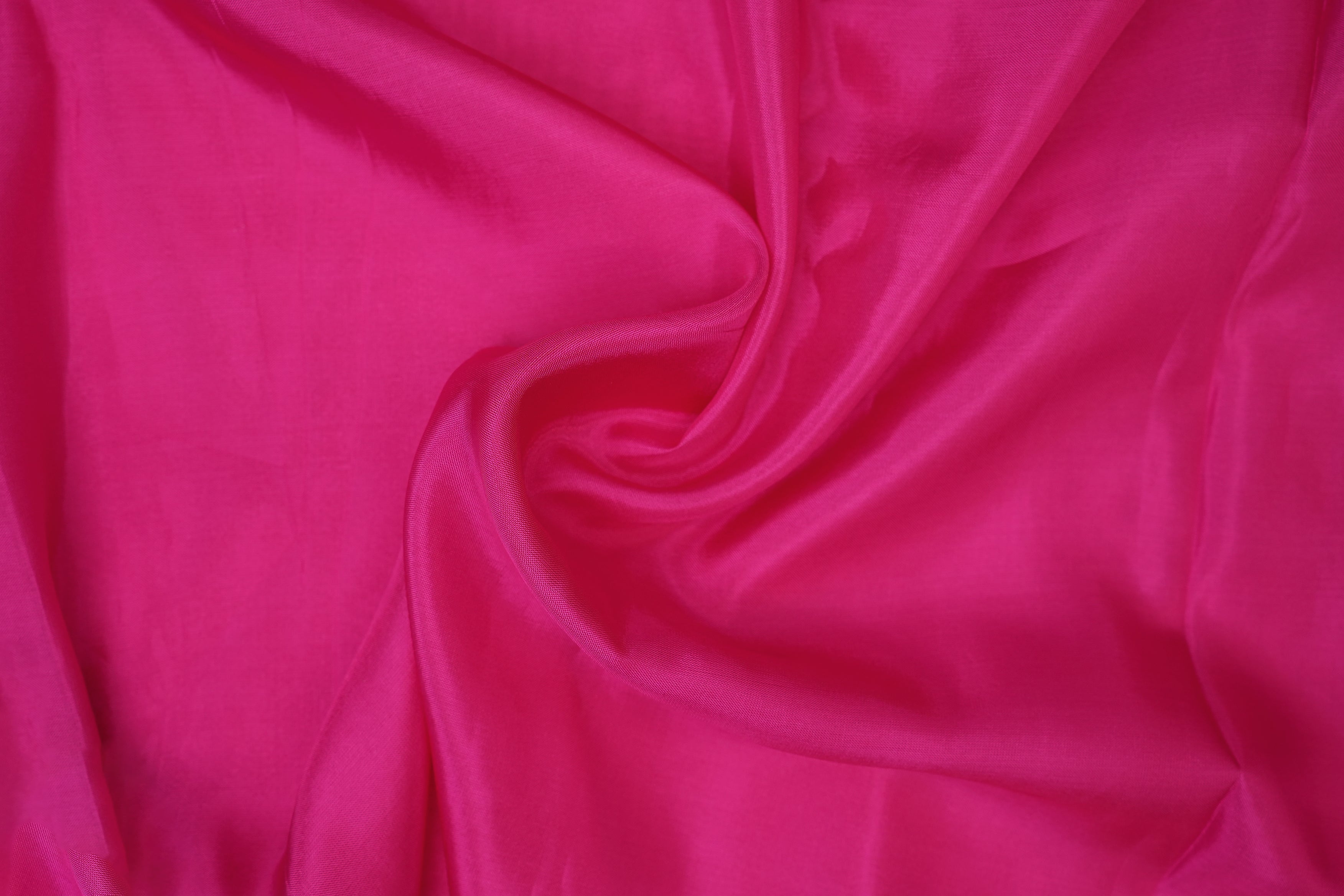 Hot Pink coloured upada silk fabric