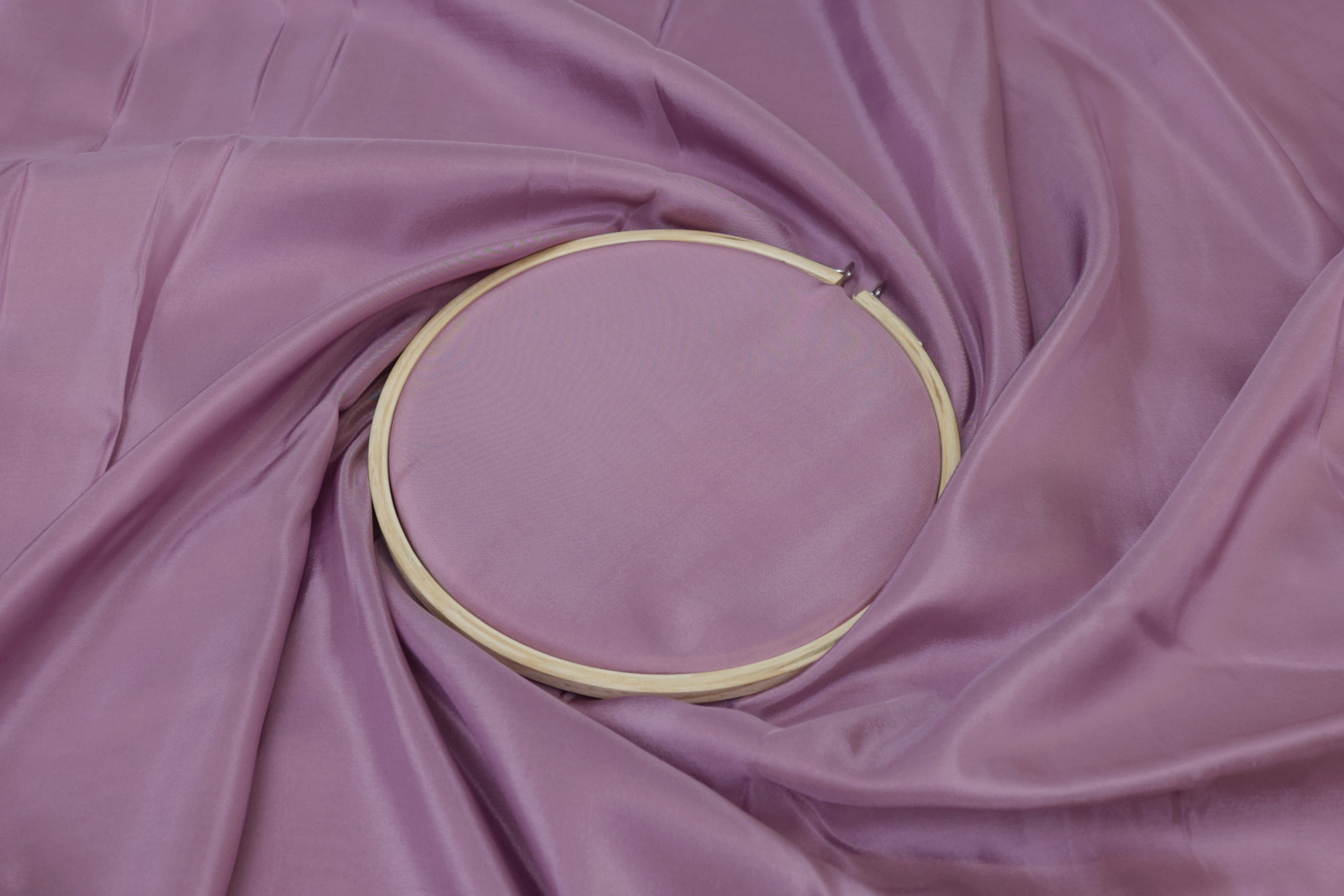 Lavender coloured upada silk fabric