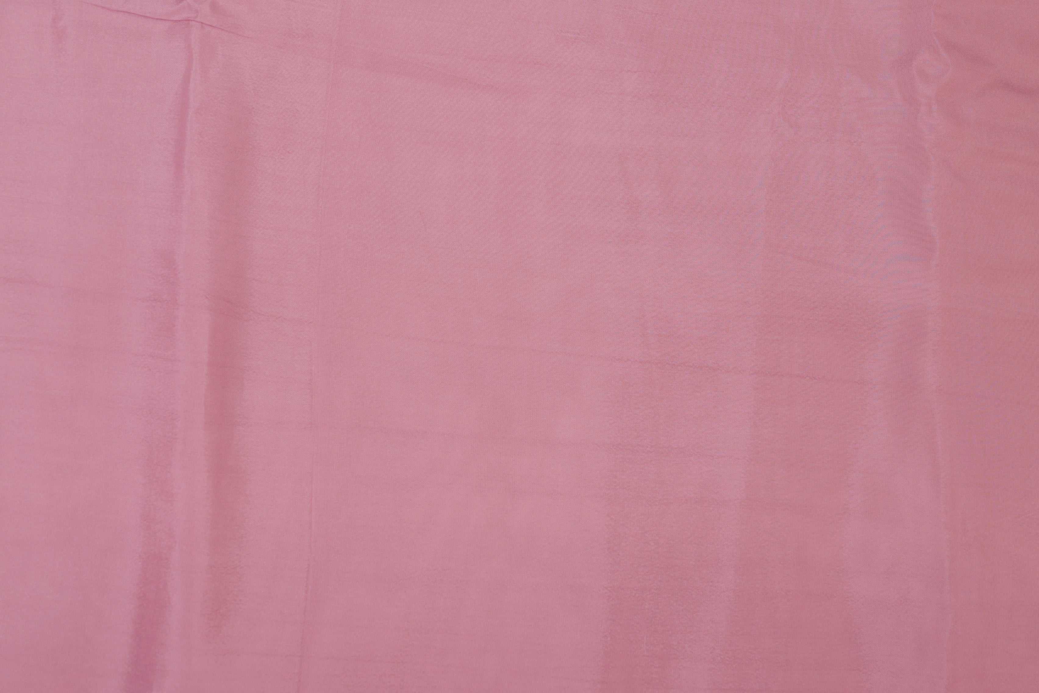 Pink coloured upada silk fabric