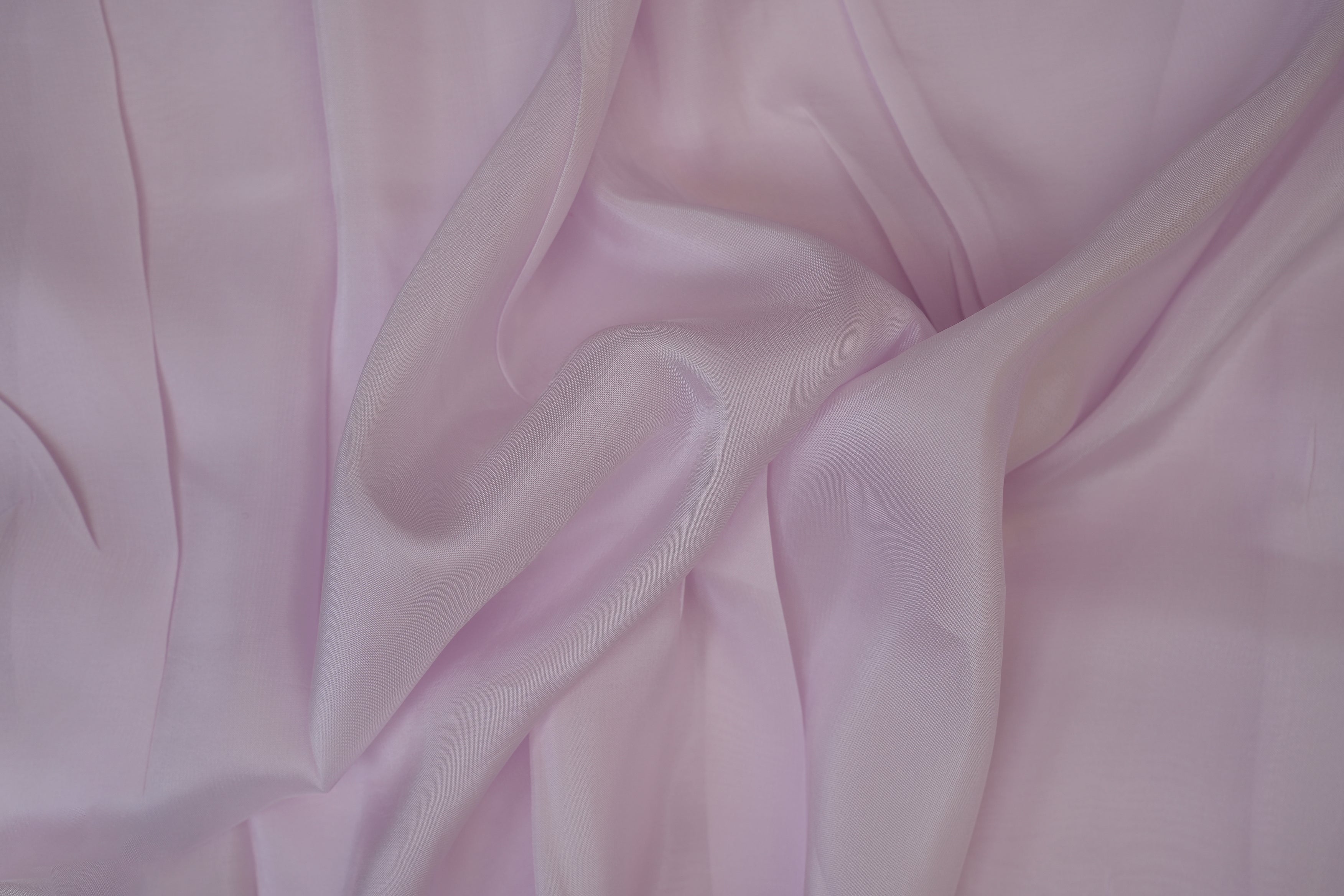 Light lavender coloured upada silk fabric