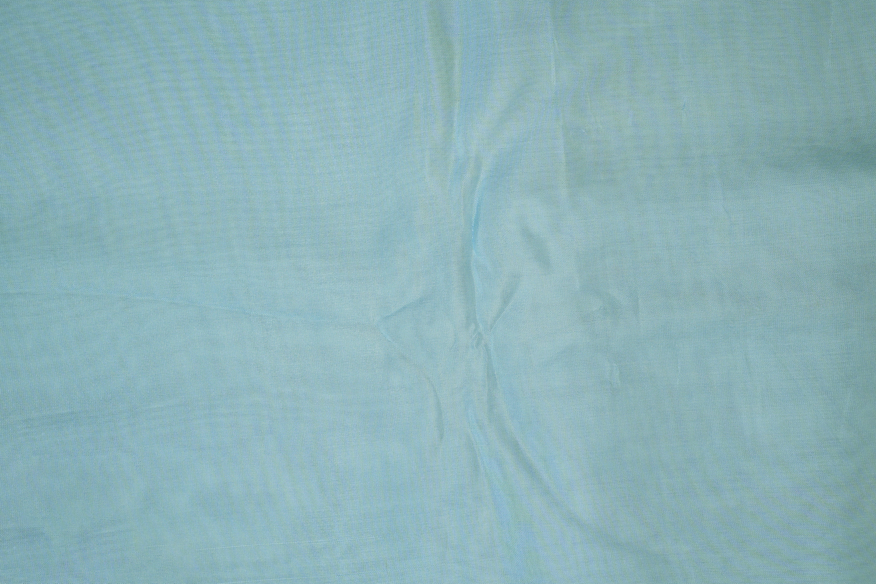 Sky blue coloured upada silk fabric