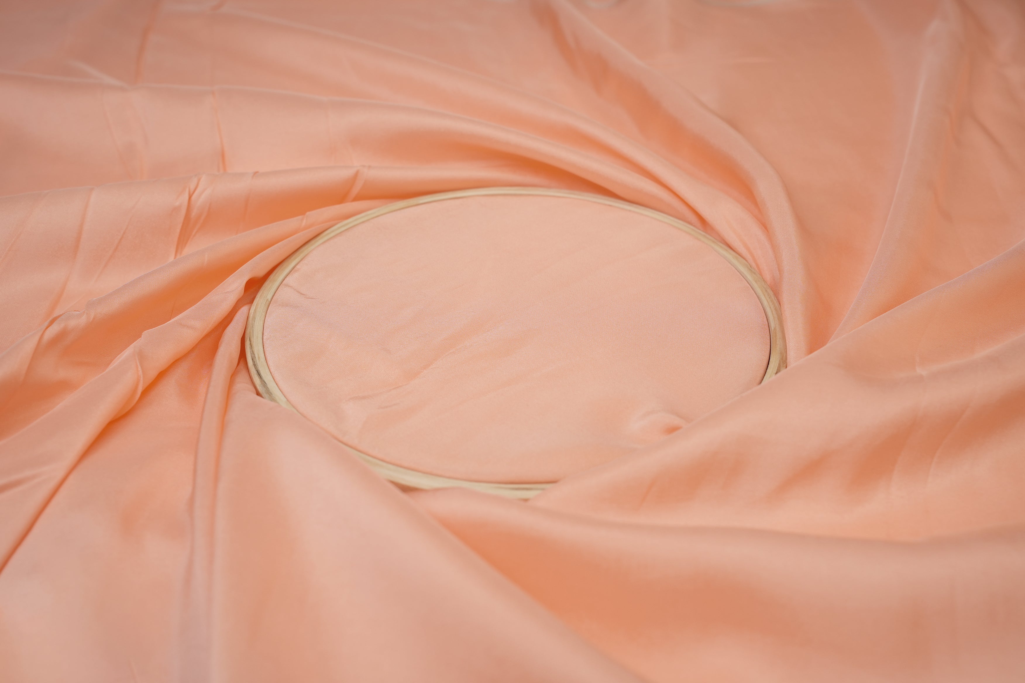 Light pink coloured upada silk fabric