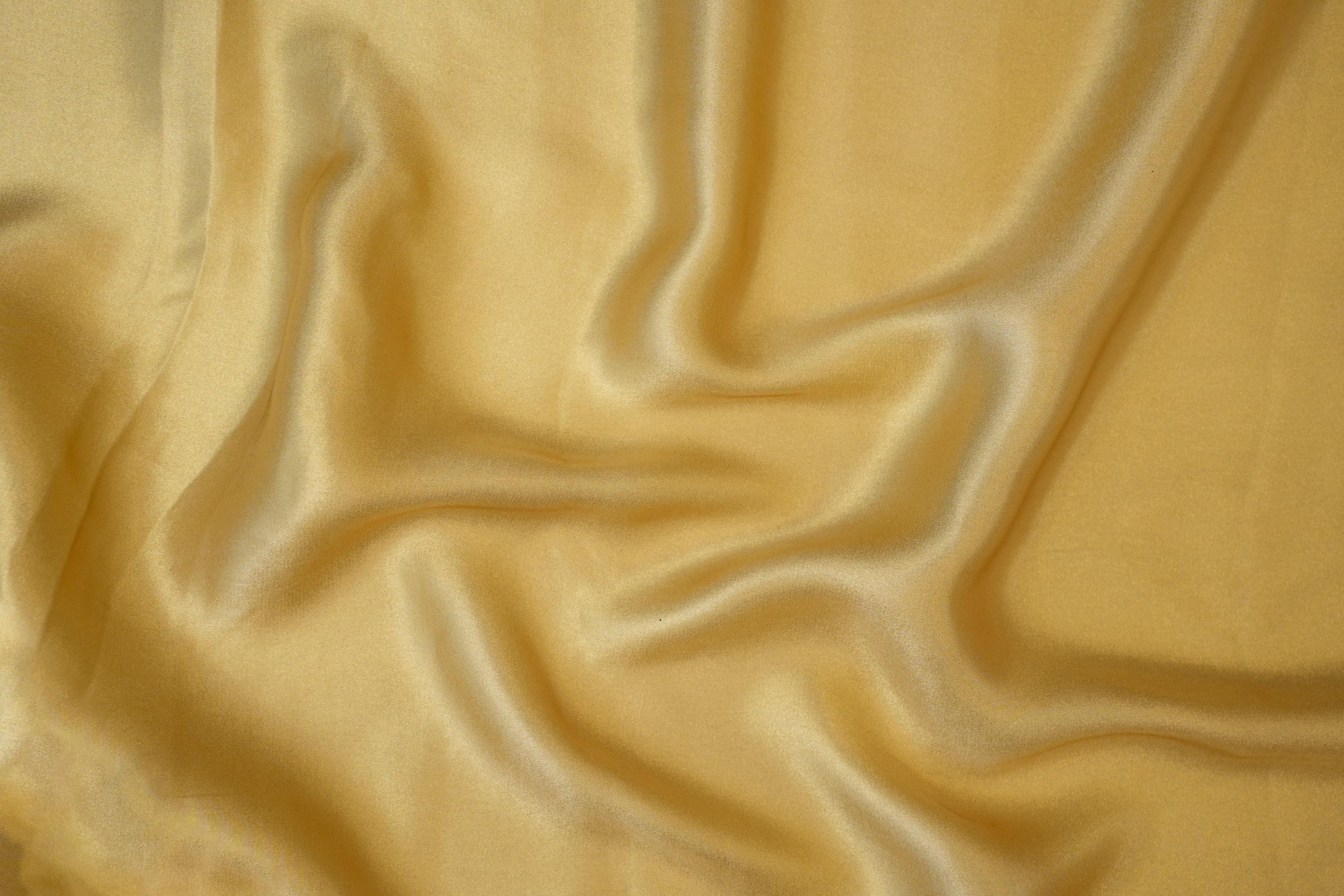 Golden coloured shimmer georgette