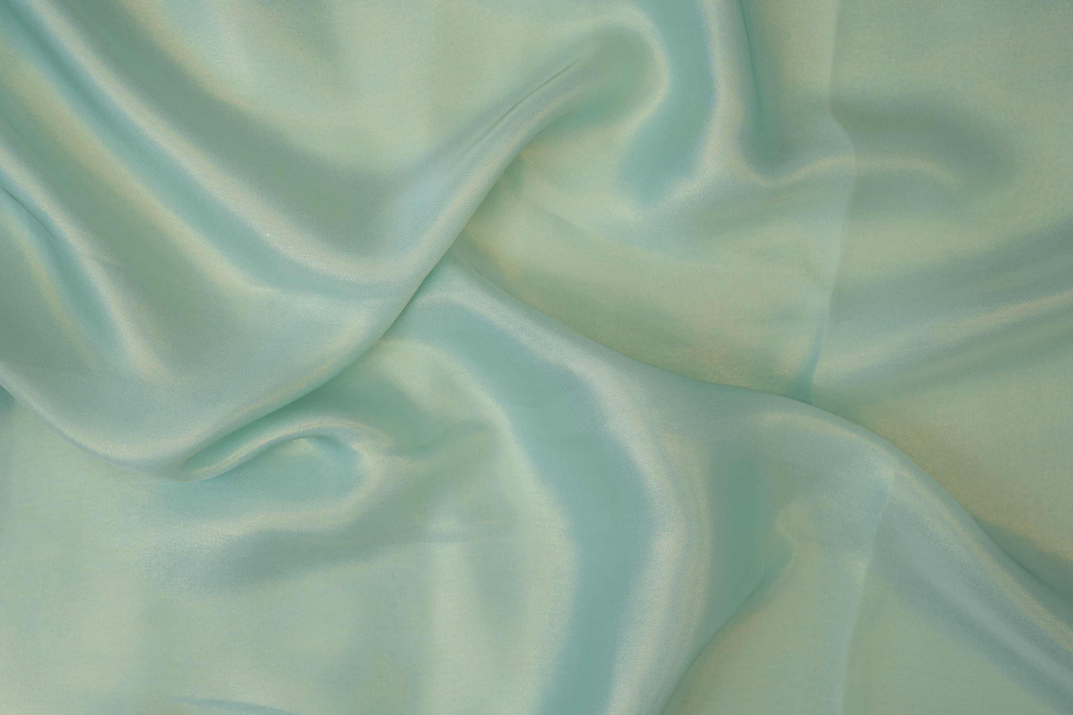 Aquamarine colour coloured shimmer georgette