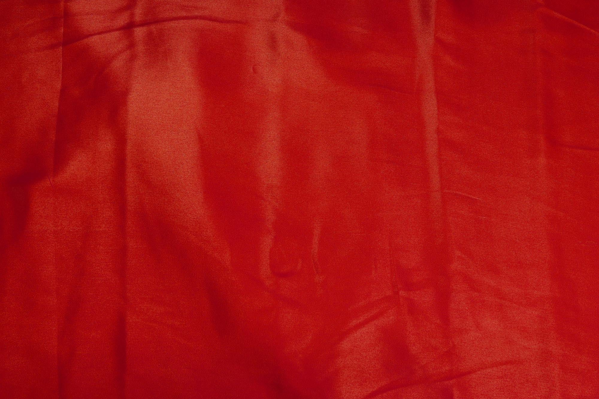 Tomato Red coloured shimmer georgette