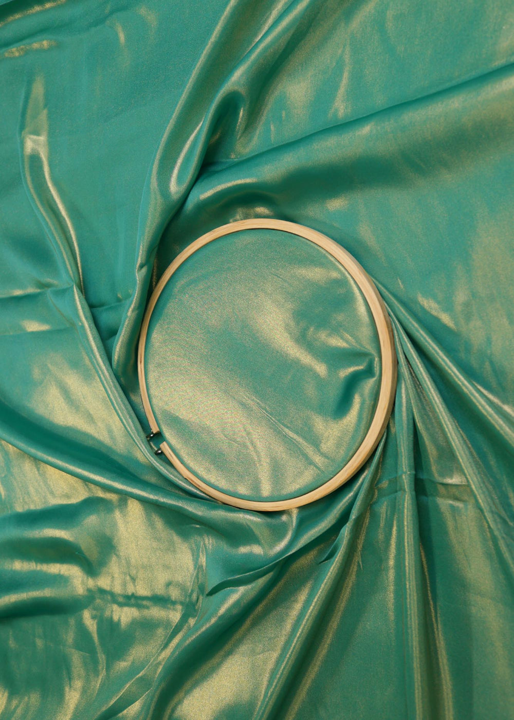 Turquiose-Coloured-Shimmer-Georgette-Fabric-9441(7