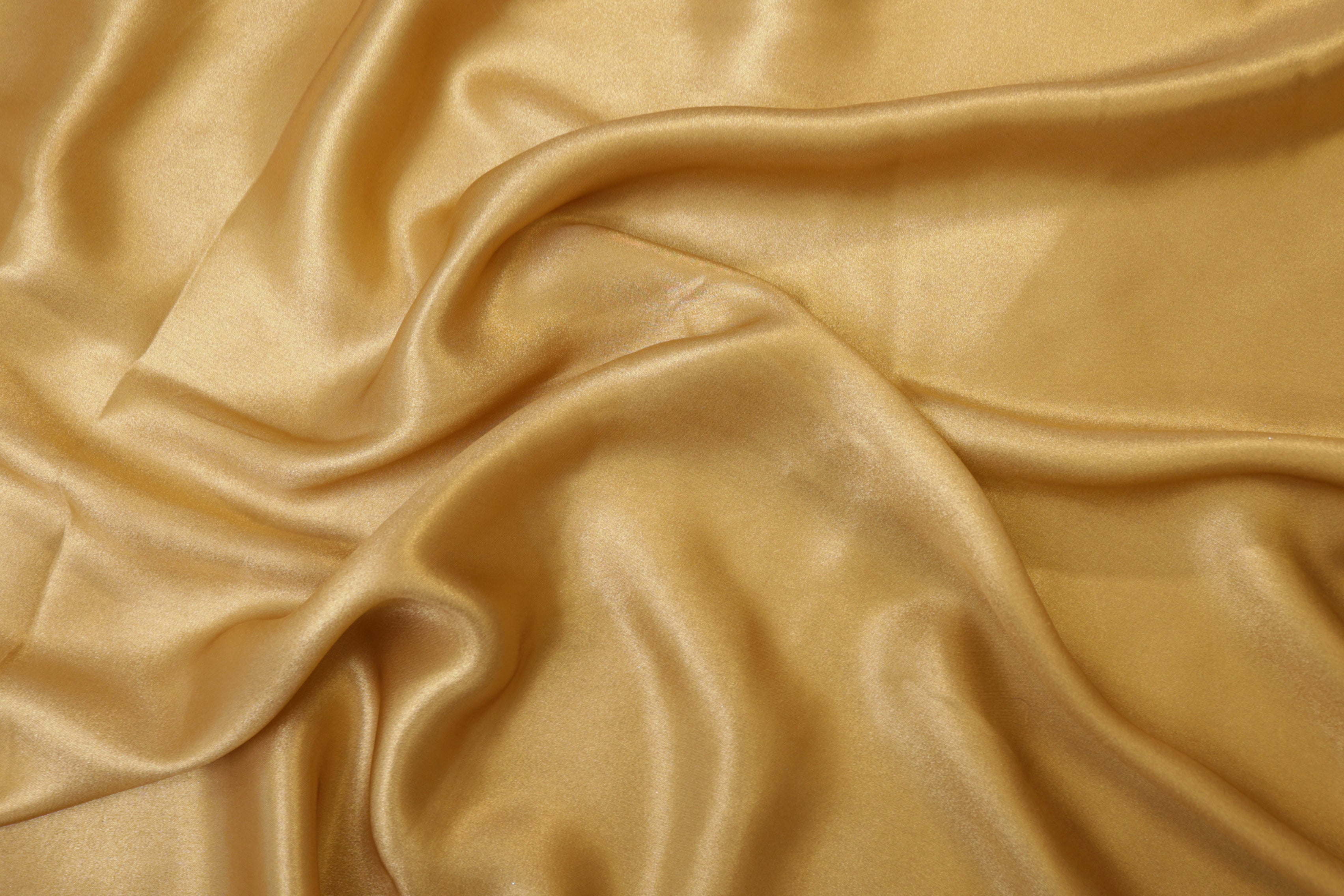 Honey gold coloured shimmer georgette