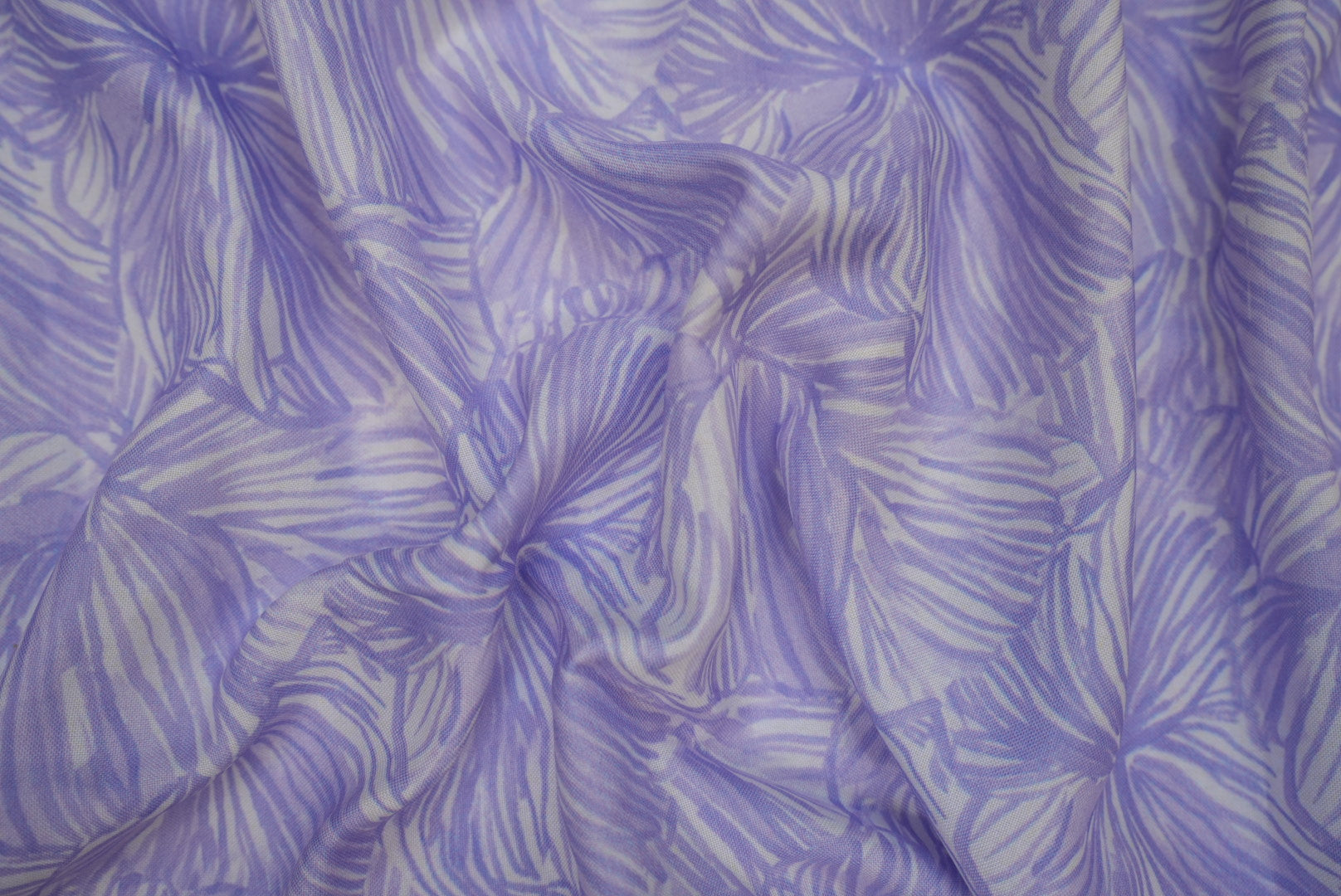 Purple Abstract Digital Printed Rayon