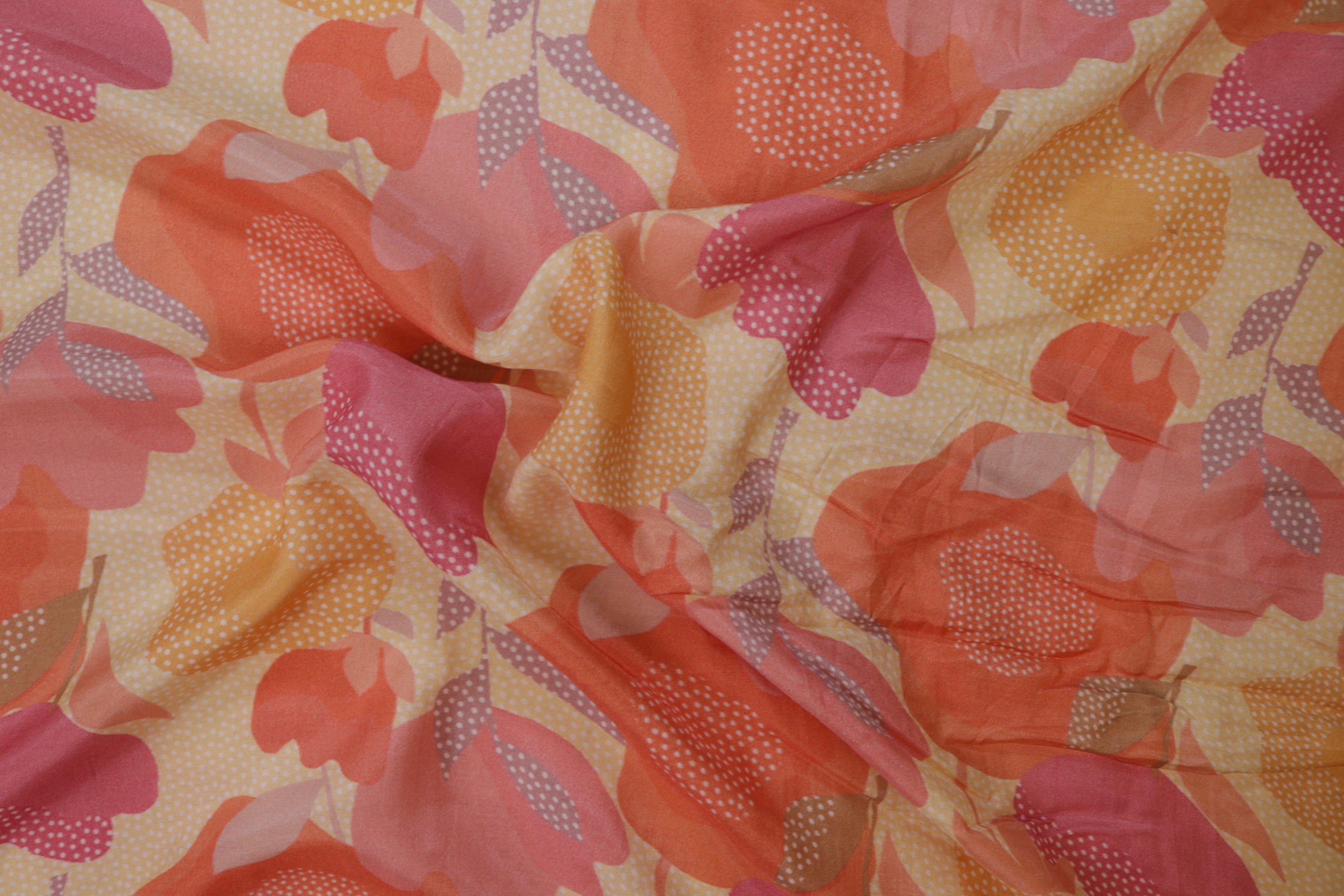 Multi Colour Floral Digital Printed Muslin