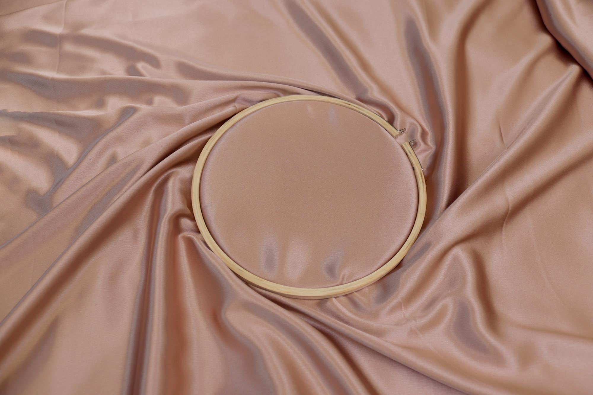 Rosy brown colored royal satin