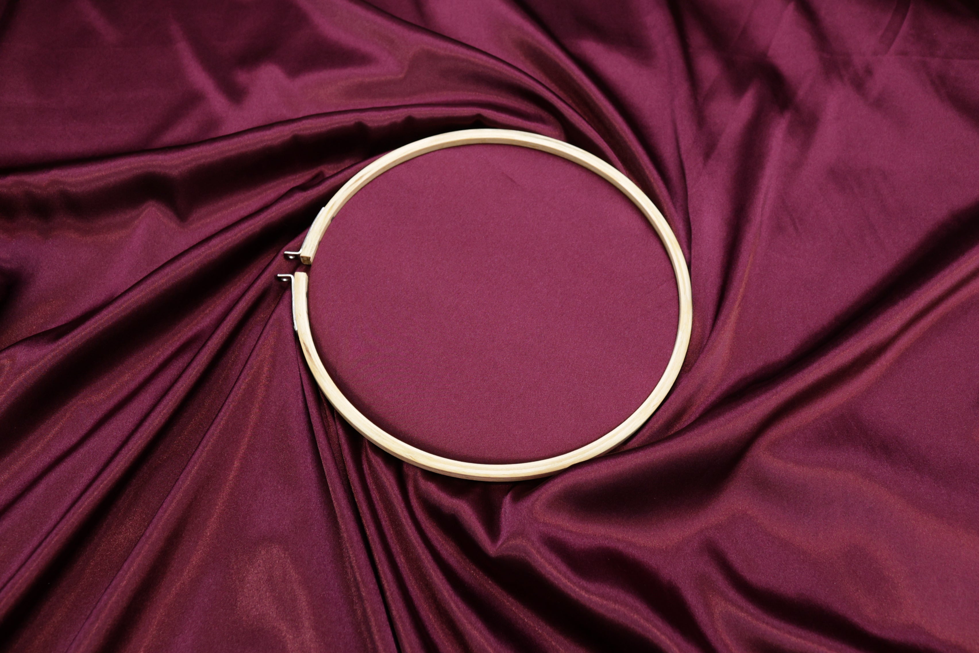 Plum colored royal satin