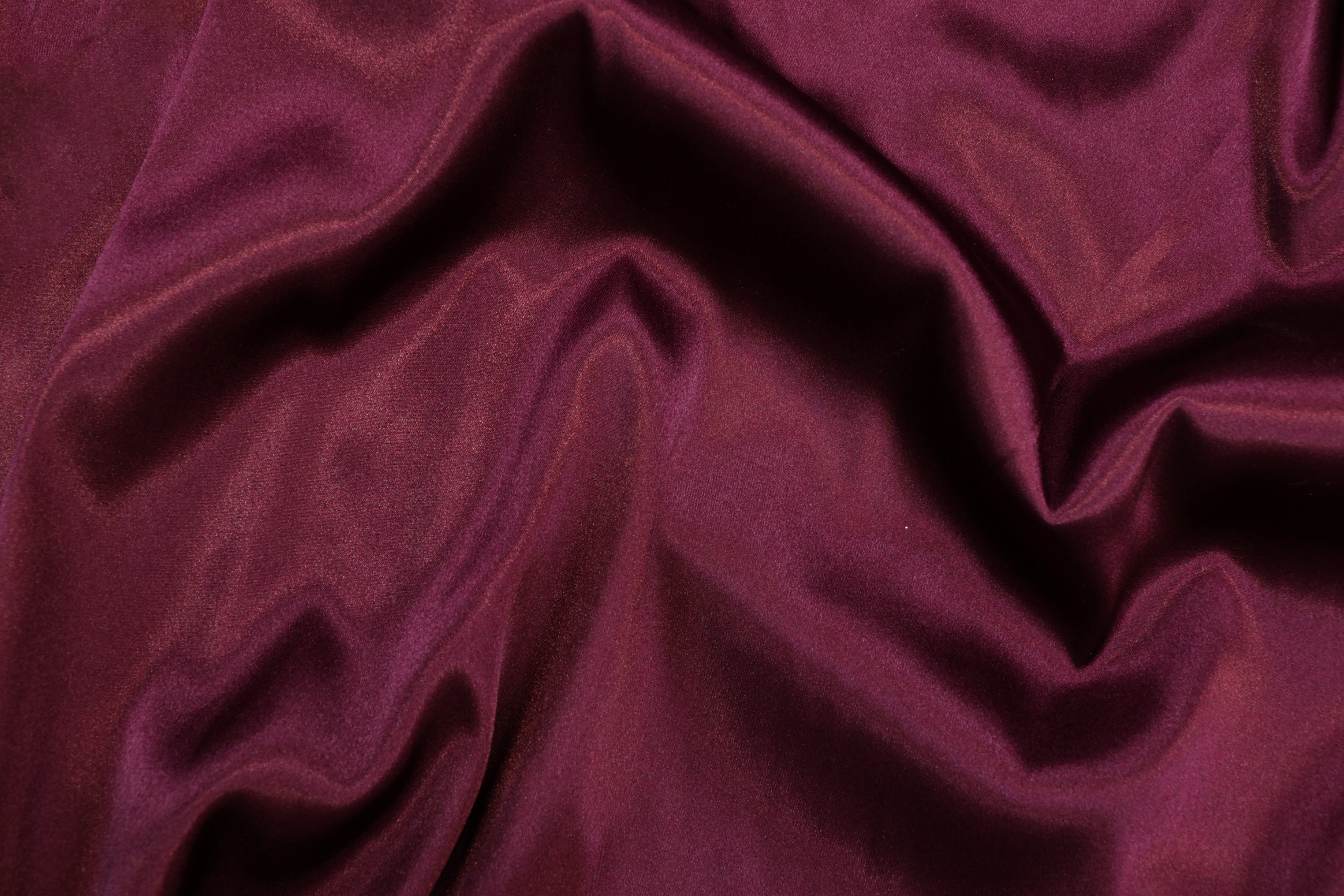 Plum colored royal satin