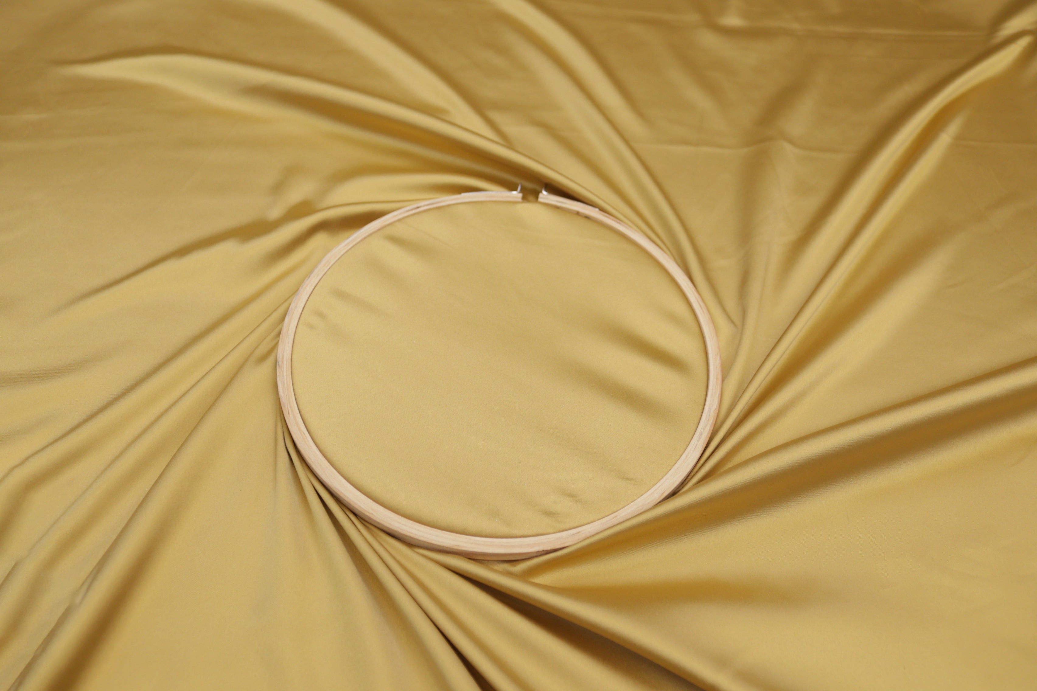 Golden colored royal satin