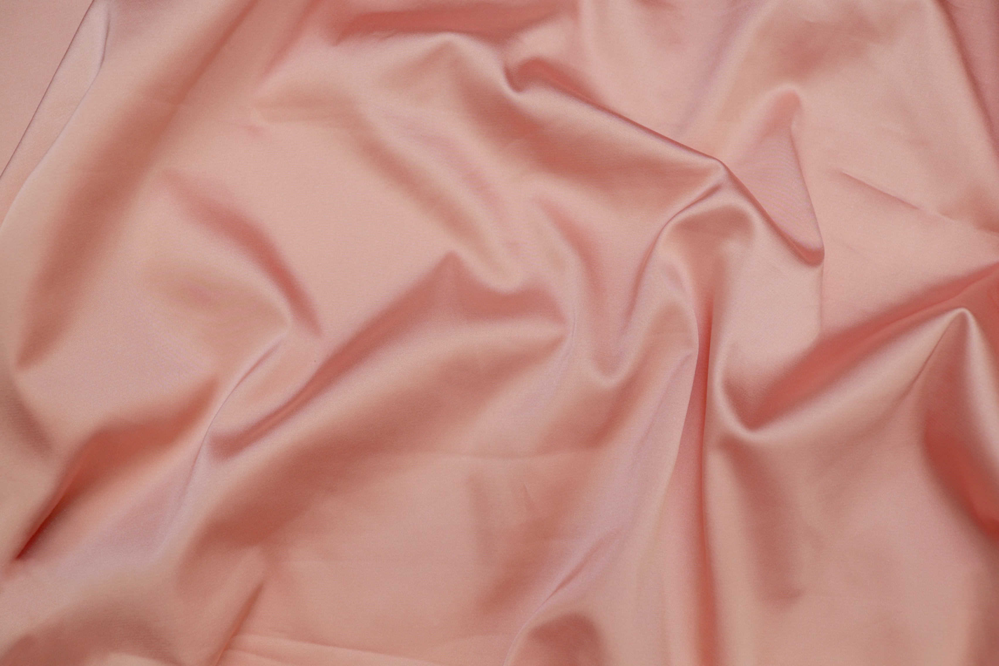 Coral peach colored royal satin