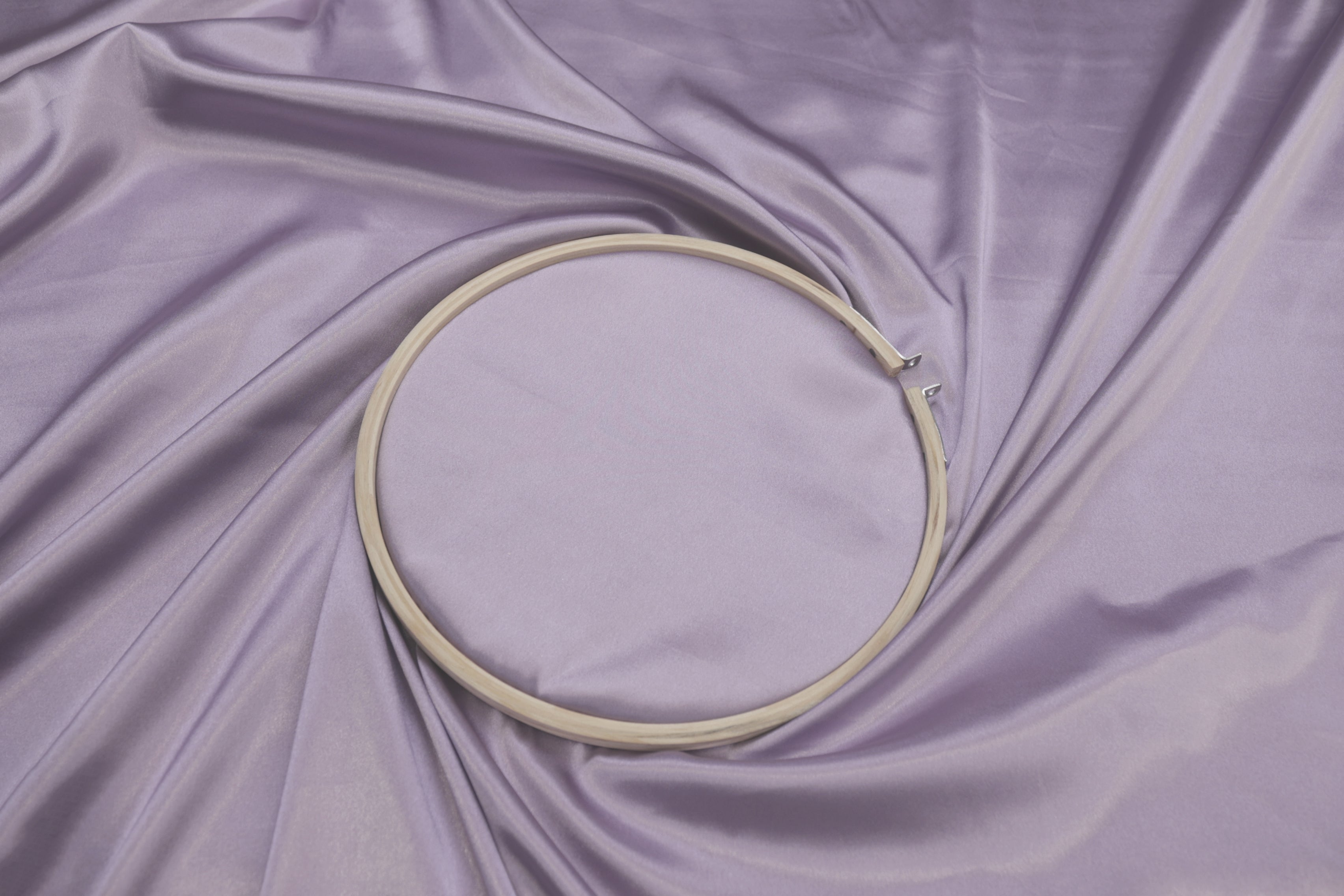 Lavender colored royal satin