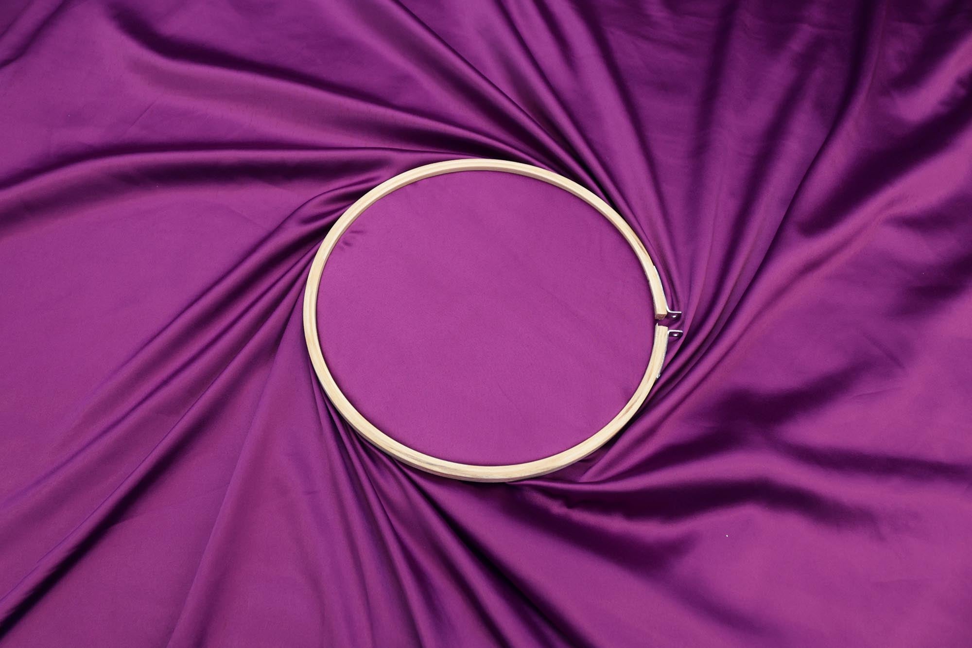 Violet colored royal satin