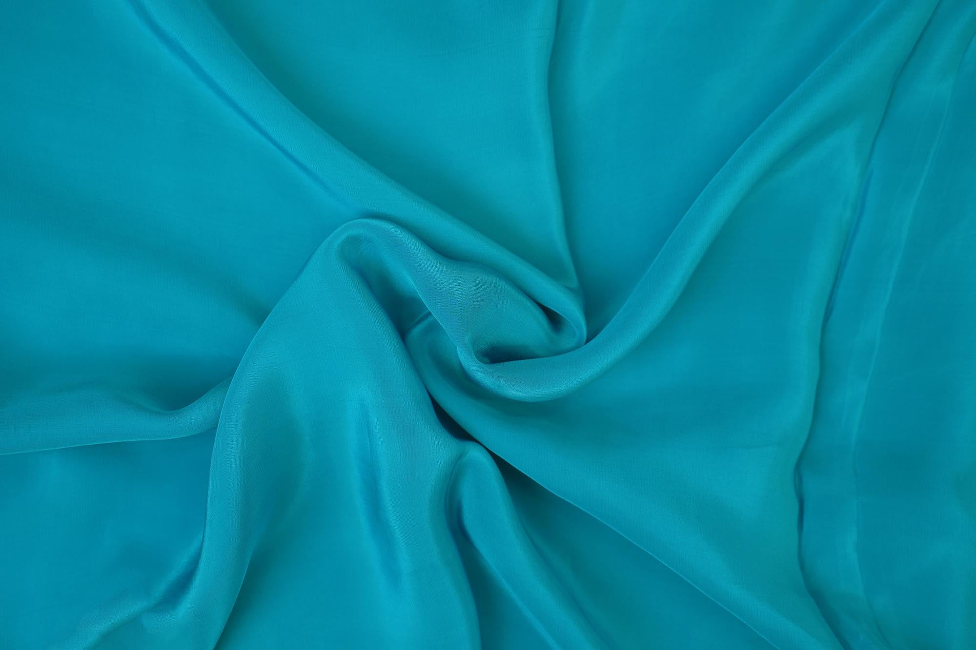 Sky Blue crepe fabric