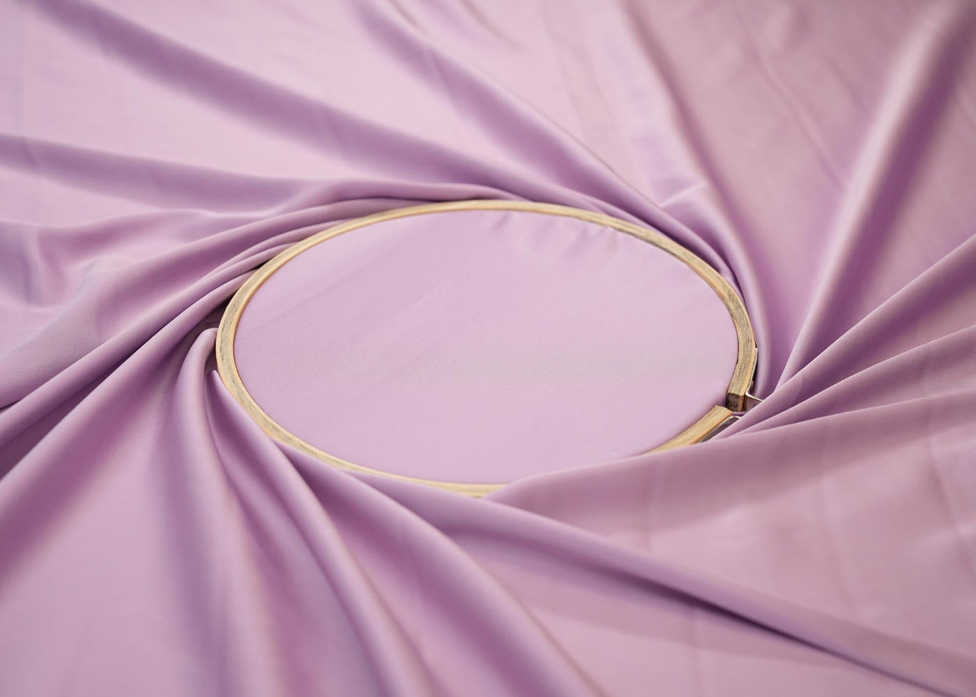 Pink lavender colored armani satin - Paras Gallery Fabrics