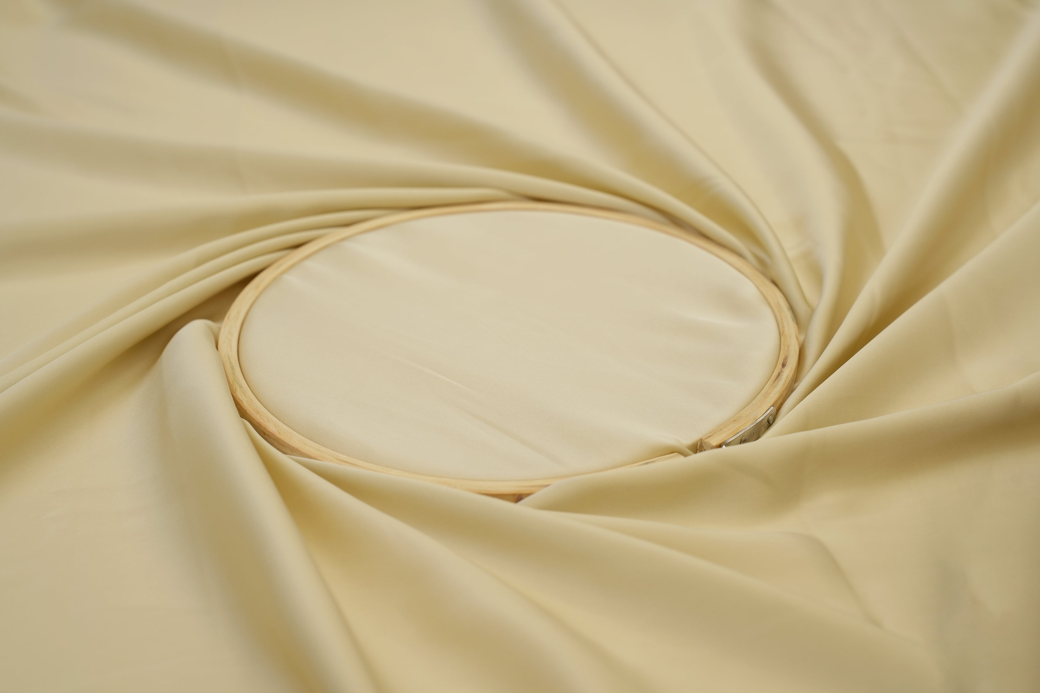 Beige colored armani satin