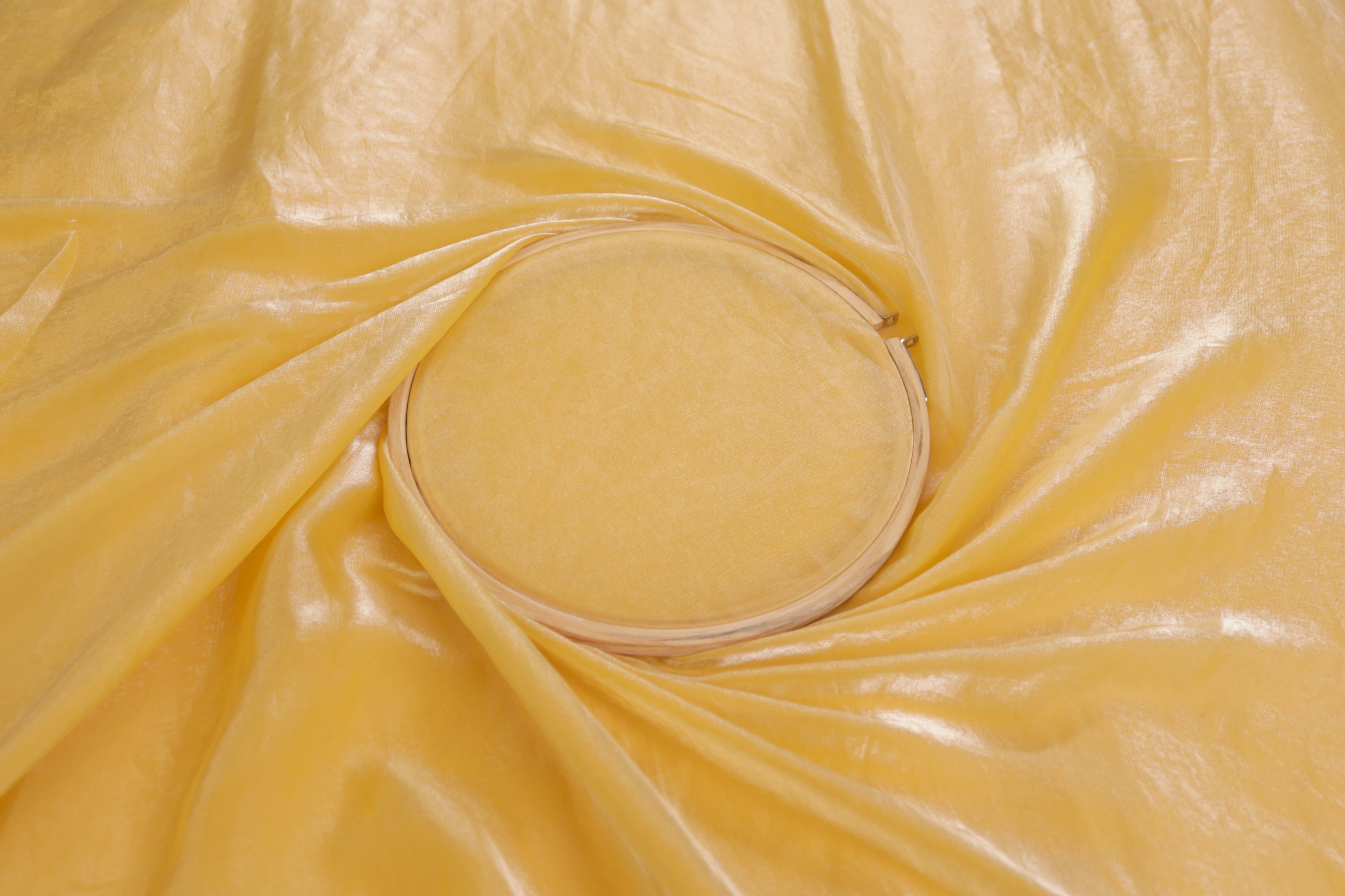 Light yellow coloured diamond tissue fabric