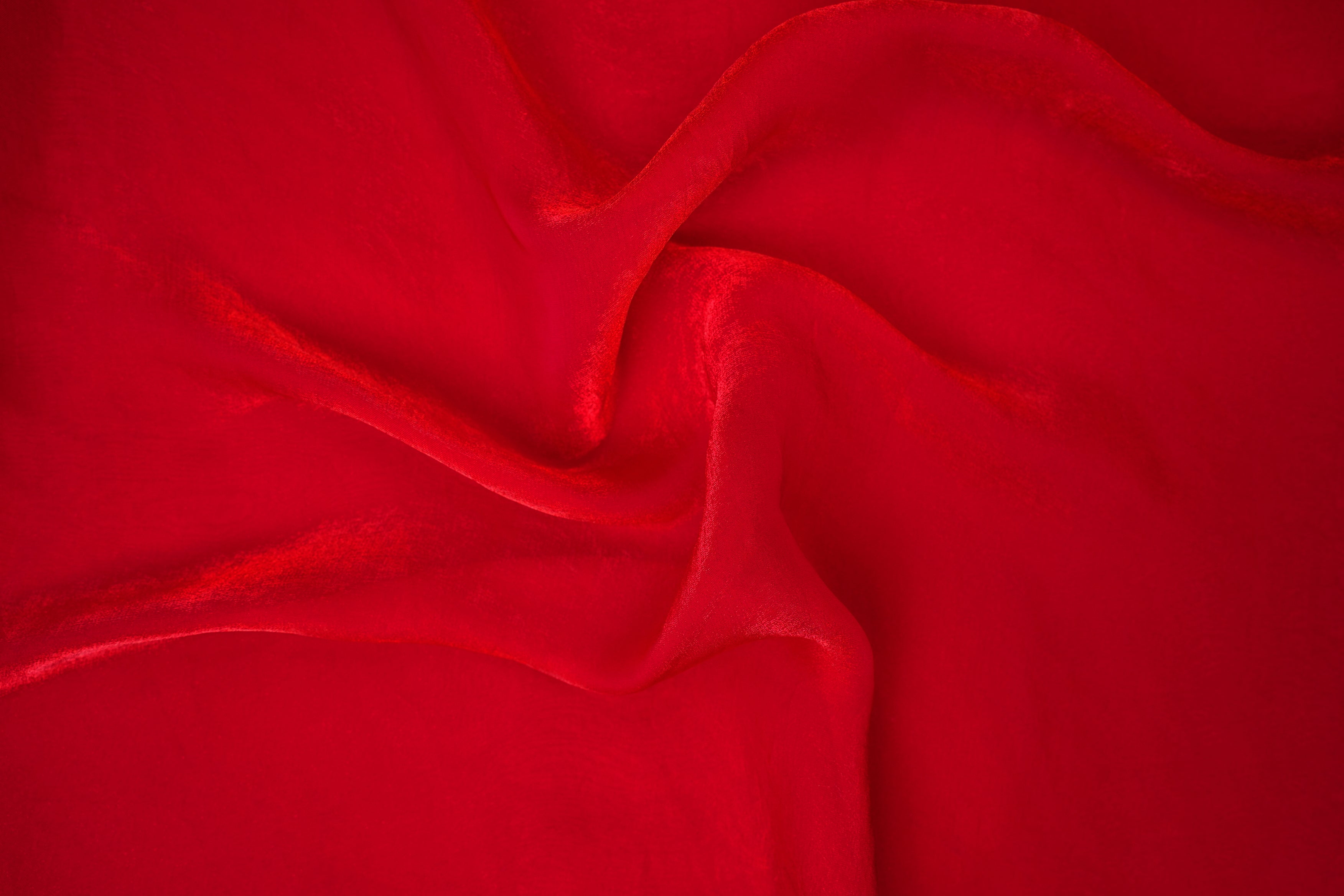 Red coloured diamond tissue fabric