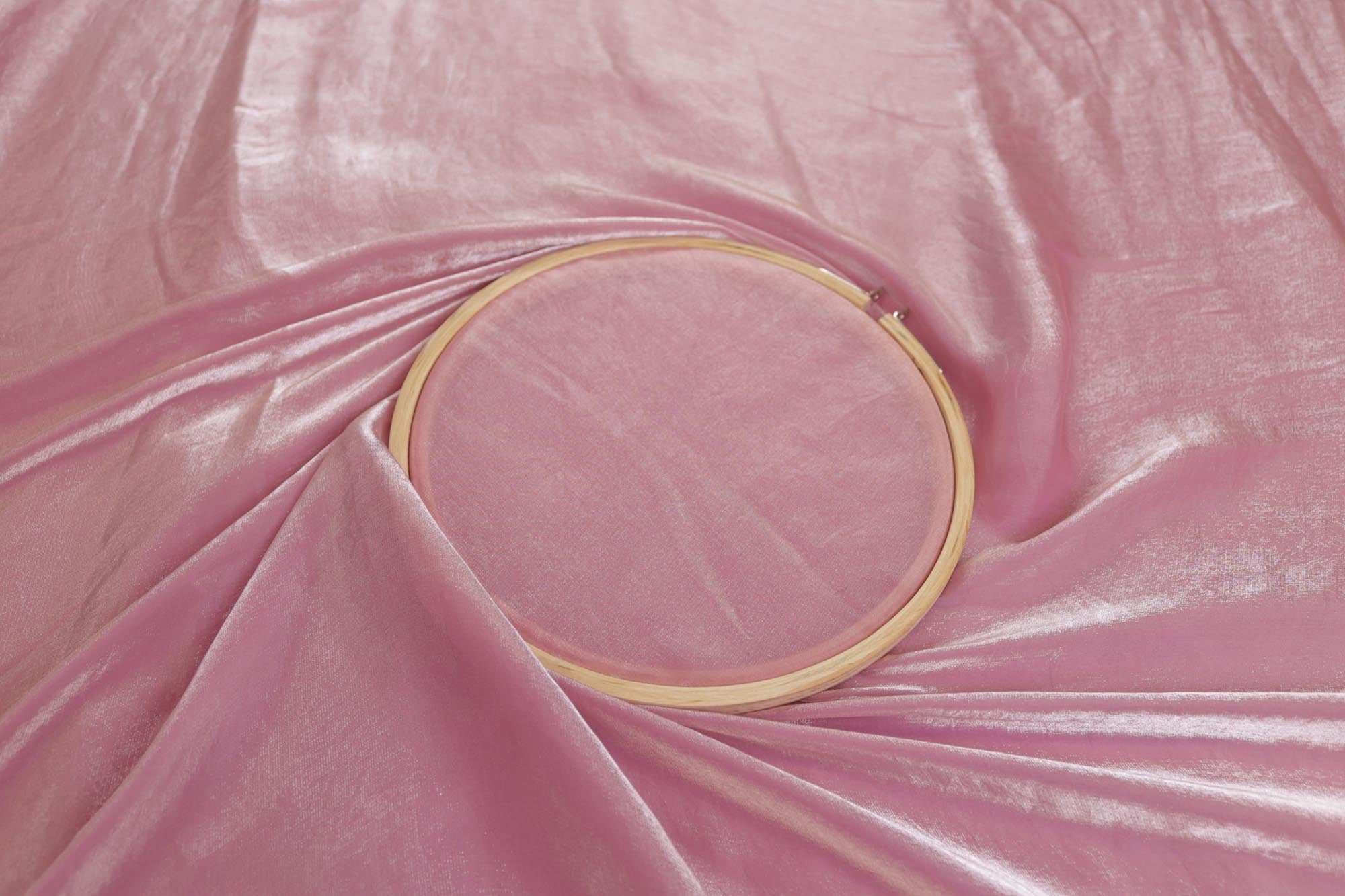 Light pink coloured diamond tissue fabric