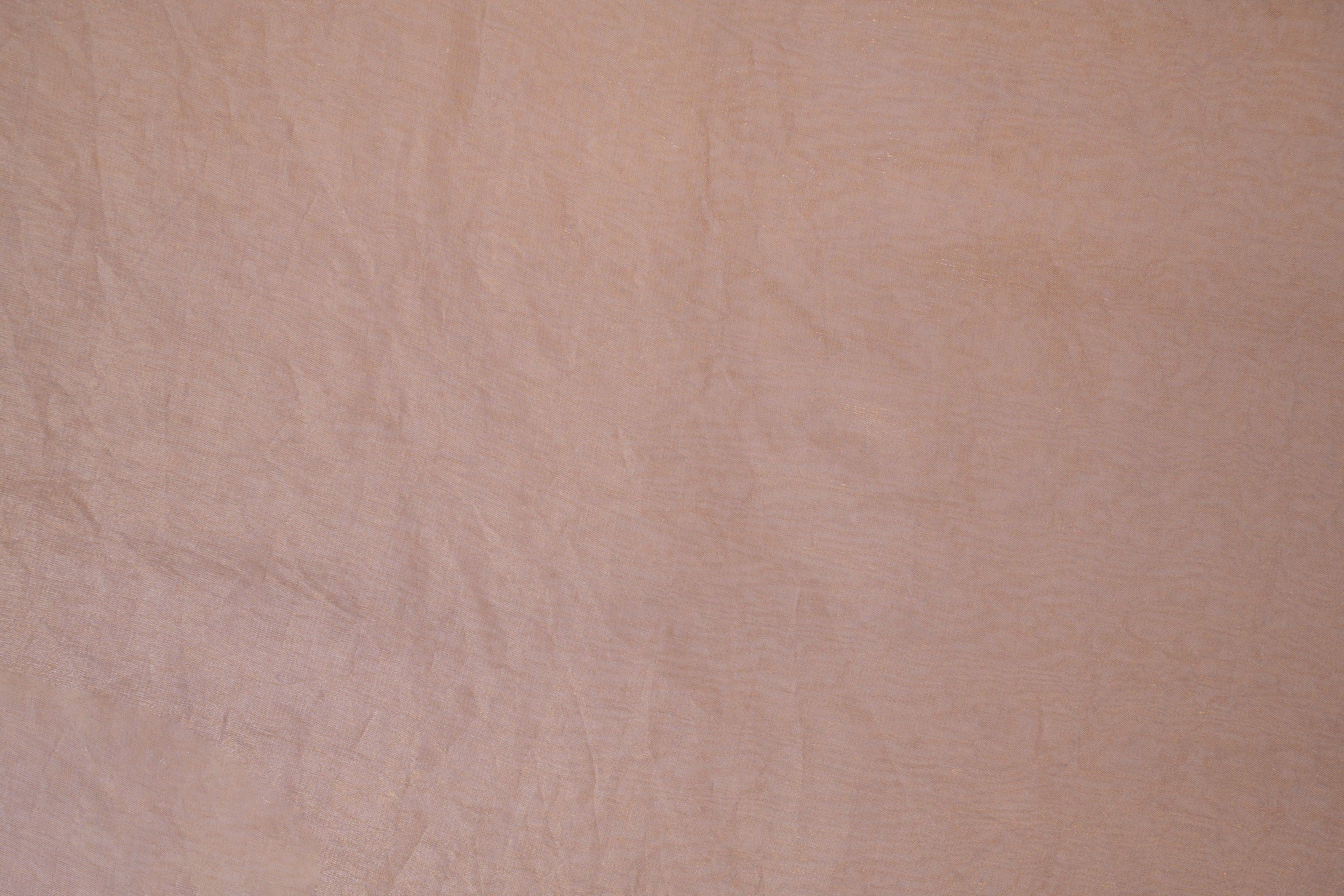 Rose gold coloured diamond tissue fabric