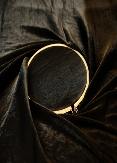 Jet black coloured diamond tissue fabric 9651(9)