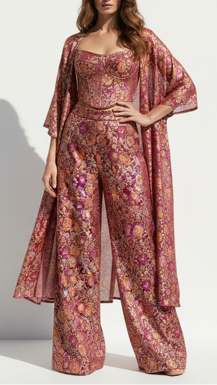 Maroon Banarasi Brocade Fabric With All Over Thread And Zari Handloom 21261